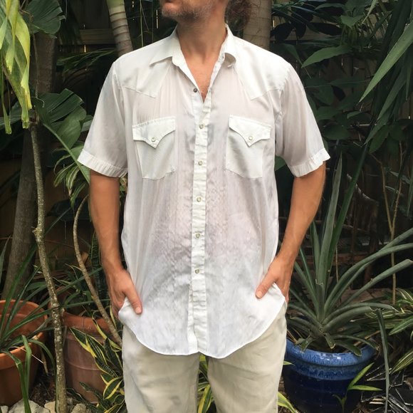 Mens Western Shirt by Ely Plains - Picture 3 of 14